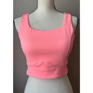 CALIA Women's  Athleisure Racerback Wireless Tank Bra Peach Pink Size Large